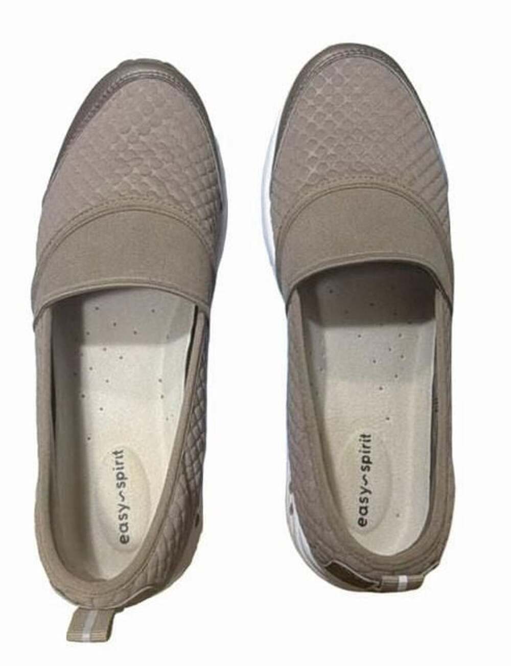 Easy Spirit Twist Slip On Sneakers Size 9M Gray Woven
